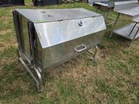 51 Inch Stainless Charcoal Fired Double Spit Roaster & Grill