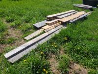 Qty of Rough Cut Planks Various Lengths & Sizes