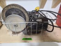 Misc Pulleys & 1.2 HP Electric Motor