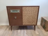 Antique Fairbanks Morse Radio Table