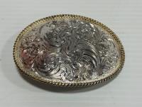 Silver Plated Belt Buckle