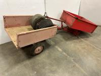 (2) 3 Point Hitch Wagons with Spare Tires