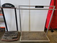 (3) Golf Display Stands