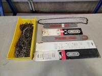 Qty of Chainsaw Bars and Blades