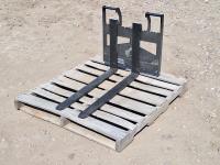 2024 Mower King AGT 36 Inch Skid Steer Pallet Forks