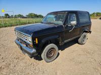 1985 Ford Bronco 4X4 Sport Utility Vehicle
