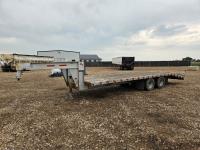 1997 Southland 26 Ft T/A Dually G/N Flat Deck Trailer