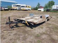 12 Ft S/A Flat Deck Utility Trailer