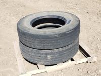 Qty of (2) 11R22.5 Tires