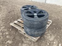 Qty of (4) Directional Tires w/ Tsw Rims