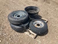 Qty of 3 Tires and Rims w/ One Rim