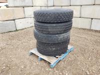 Qty of (5) 11R24.5 Tires