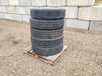 Qty of (5) 11R24.5 Tires