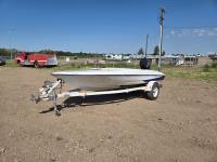 16.5 Ft Fiberglass Boat with S/A Trailer