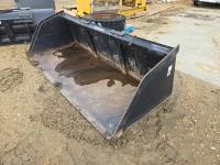 Tomahawk 84 Inch Skid Steer Snow Bucket