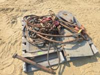 Large Snatch Block, Lifting Chains and Cables