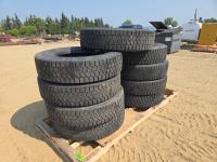 (9) Used 11R24.5 Tires