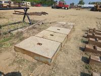 (5) Push Truck Concrete Weights