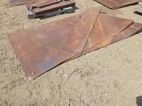 (2) 2X4 Ft X 10 Gauge Checker Plate Steel