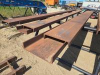 (2) 15 Inch X 20 Ft Channel Iron Pieces