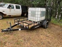 2021 True North 10 Ft S/A Flat Deck Utility Trailer