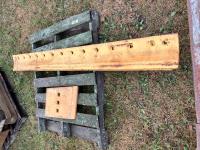 (2) 7 Ft Grader Blades & (1) John Deere 844 Bucket Segment