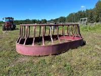 18 Ft X 7 Ft X 4 Ft Oval Bale Feeder