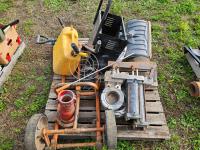 Dolly, Jerry Can, Pump/Valves, Shovel