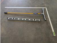 6 Ft L Square, 4 Ft Level and Squeegee