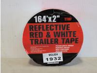 164 Ft Roll of 2 Inch Reflective Red and White Trailer Tape