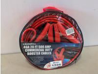 4 Ga 20 Ft 500 Amp Commercial Duty Booster Cables