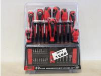 39 Piece Screwdriver, Bit and Power Nut Set