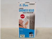 Pure 9 Mode High Pressure Shower Head