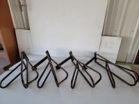 (4) UFA Folding Saddle Racks