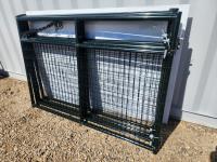 (4) 1-5/8 Inch Tubing 6 Ft Ranch Mesh Gate