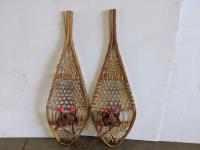 Pair of Wooden Snow Shoes