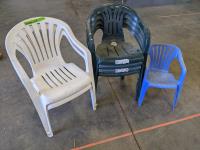 (6) Plastic Chairs