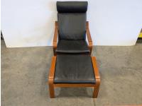 Lounge Chair and Foot Stool