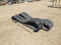 (2) Rubber Skid Steer Tracks