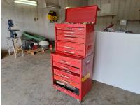 2 Piece Tool Box Loaded with Misc Tools