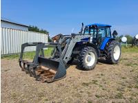 2001 New Holland TM125 MFWD Loader Tractor