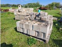 (2) Bundles of Misc Cement Bricks