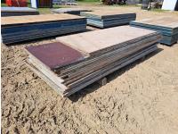 (22) Pieces of 3/4 Form Plywood Various Sizes