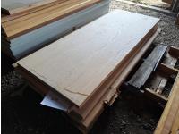 (4) Solid Core Oak Doors