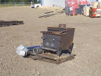 Wood Stove with Pipes