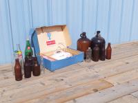 Vintage Hair Dryer, Vintage Glass Jugs and Bottles