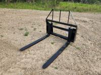 2024 Mower King AGT-SAII100-2 48 Inch Skid Steer Pallet Forks