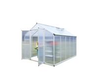 TMG Industrial TMG-GH810 8 Ft X 10 Ft Aluminum Frame Greenhouse