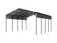 TMG Industrial TMG-MSC2020 20 Ft X 20 Ft Metal Shed Carport