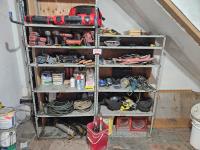 Power Tools, Shelf, Shop Supplies